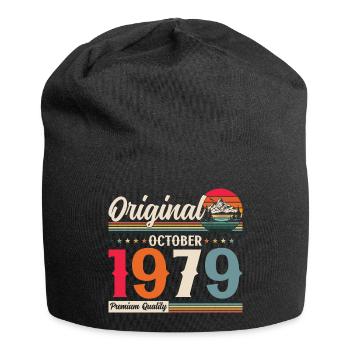 45. Geburtstag Original Oktober 1979 Jahrgang 1979 - Jersey-Beanie - Schwarz - Vorne
