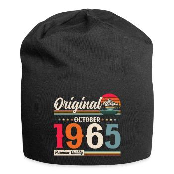 59. Geburtstag Legende Oktober 1965 Jahrgang 65 - Jersey-Beanie - Schwarz - Vorne