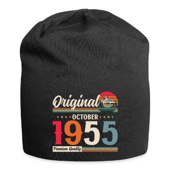 70. Geburtstag Legende Oktober 1955 Jahrgang 55 - Jersey-Beanie - Schwarz - Vorne