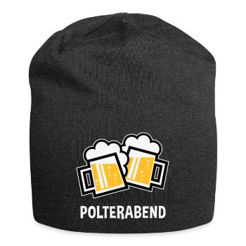 Polterabend (JGA Bier Bayrische Bierkrüge / 3C) - Jersey-Beanie - Anthrazit - Vorne