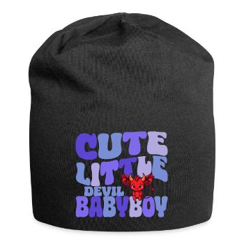 Babyboy - Petit Diable mignon - Bonnet en jersey - noir - Devant