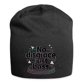 Pas de disgrâce, juste de la basse rétro - Bonnet en jersey - noir - Devant