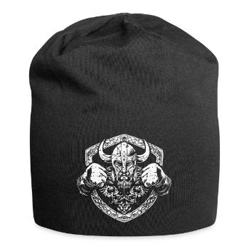 wikinger-boxer-1 - Jersey-Beanie - Schwarz - Vorne