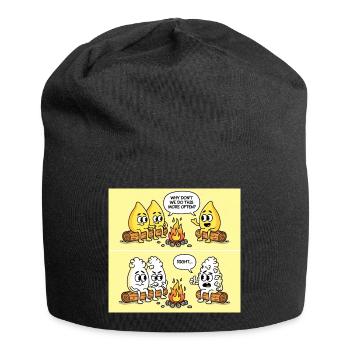 Popcorn Gag – Campfire Fun Gone Wrong - Jersey Beanie - black - Front