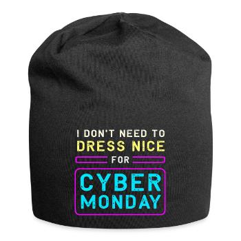 Cyber Monday shopping spree - Jersey Beanie - black - Front