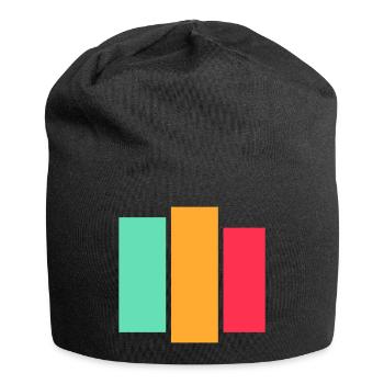 Tri Block Neon Palette - Jersey-Beanie - Schwarz - Vorne