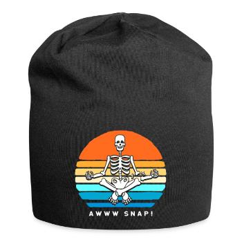 Arm Fracture Halloween Skeleton Bone Bone Fracture - Jersey Beanie - black - Front