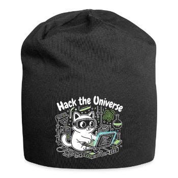 KatzHacker Universum Knacken - Jersey-Beanie - Schwarz - Vorne