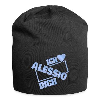 Alessio en couple - Bonnet en jersey - noir - Devant