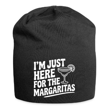 Je suis juste là pour les Margaritas - Bonnet en jersey - noir - Devant