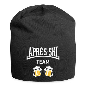 Après-Ski Team (Bier Apres Ski Konkav / NEG 2C) - Jersey-Beanie - Schwarz - Vorne