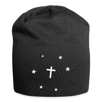 Étoiles croisées - Bonnet en jersey - noir - Devant