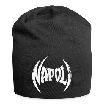 Napoli Crest Typography - Jersey-Beanie - Schwarz - Vorne