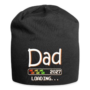 Futur père et père enceinte, chargement du père de la progéniture 2027 - Bonnet en jersey - noir - Devant