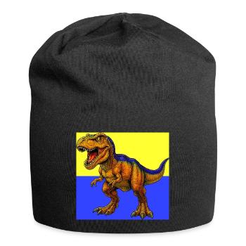 dinosaur - Jersey Beanie - black - Front
