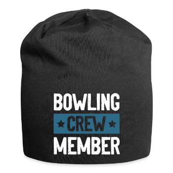 Équipe de bowling - Bonnet en jersey - noir - Devant