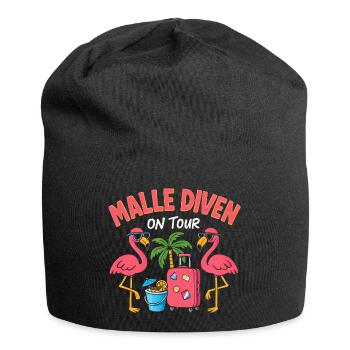 Malle Divas On Tour Women's Flamingo Mallorca Party - Jersey Beanie - black - Front