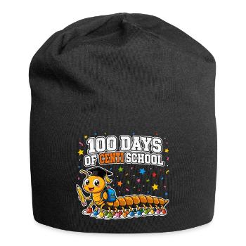 Centipede 100 jours d’école Cent jambes - Bonnet en jersey - noir - Devant