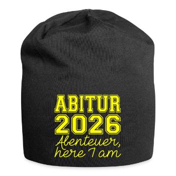 ABITUR 2026  - Jersey-Beanie - Schwarz - Vorne