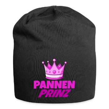 Prince de la Crise – Roi des Malheurs - Bonnet en jersey - noir - Devant
