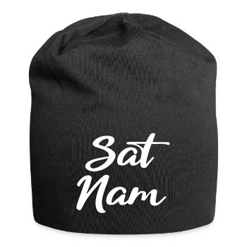 Sat Nam - Jersey Beanie - black - Front