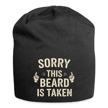 Barbe prise : Bart est enlevé - Bonnet en jersey - noir - Devant