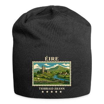 Irland Tipperary Vintage Reisemarke - Jersey-Beanie - Schwarz - Vorne