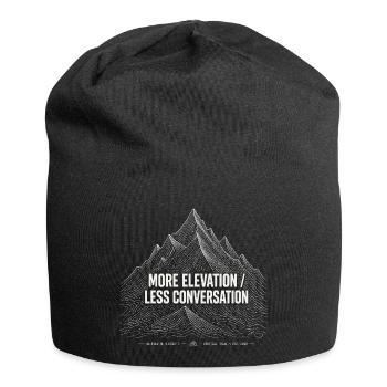 More Elevation Hiking - Jersey Beanie - black - Front
