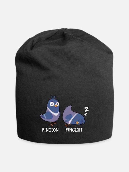 Pingeon Pingeoff - Jersey-Beanie - Schwarz