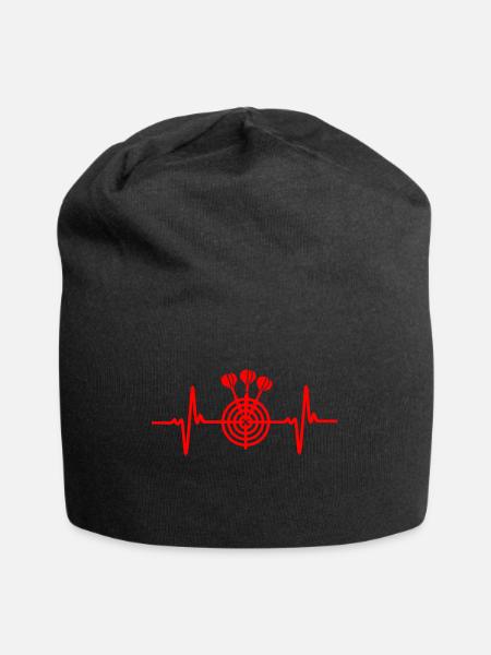 Darts - Jersey-Beanie - Schwarz
