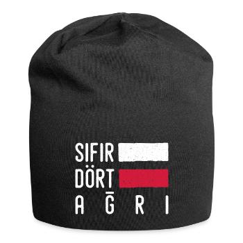 Agri 04 Turquie Turkiye cadeau vacances Turk TR - Bonnet en jersey - noir - Devant