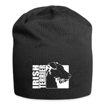 Irish Terrier Profil Hunde Hund Wilsigns - Jersey-Beanie - Schwarz - Vorne