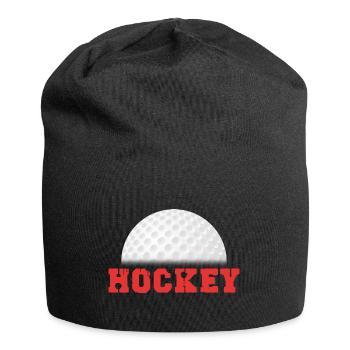 Field Hockey Hockey Player Hockey Ball - Jersey Beanie - black - Front