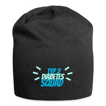 Diabetes Squad Diabetic Type 1 Cadeau - Bonnet en jersey - noir - Devant