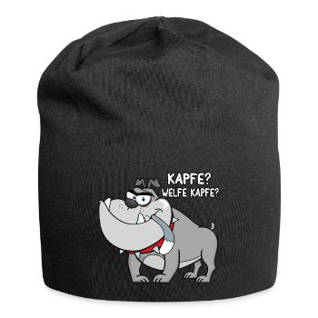 Kapfe? Welfe Kapfe? - Jersey-Beanie - Schwarz - Vorne