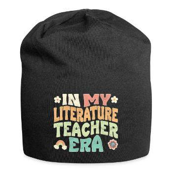 À l’époque de mon professeur de littérature - Bonnet en jersey - noir - Devant