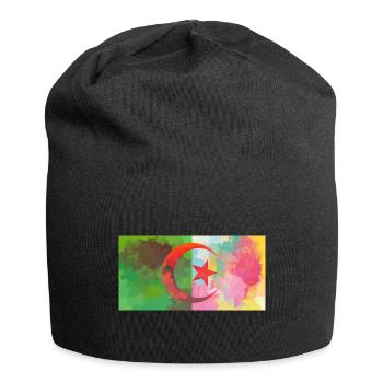 Algerien - Jersey-Beanie - Schwarz - Vorne