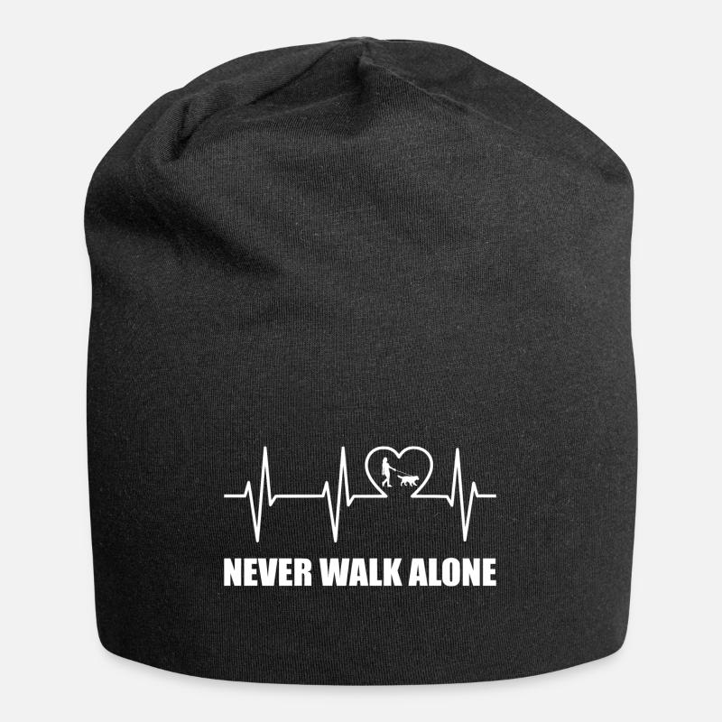 Hund - Jersey-Beanie - Schwarz