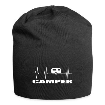 Camping - Jersey-Beanie - Schwarz - Vorne