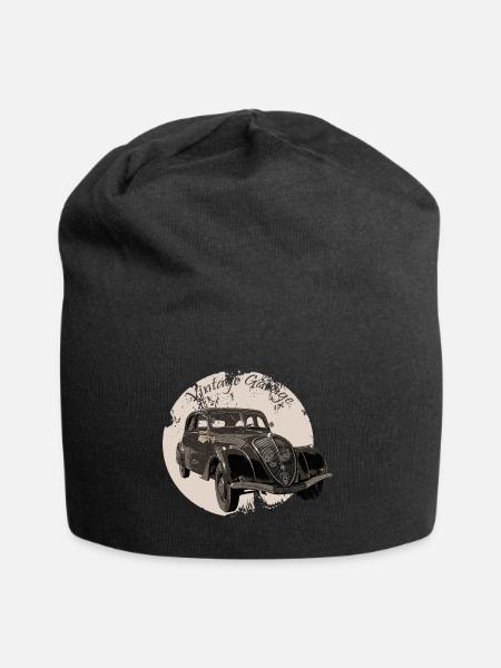 Vintage Garage 2 - Bonnet en jersey - noir