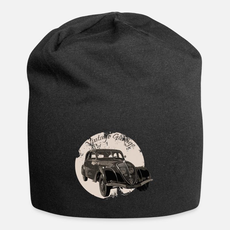 Vintage Garage 2 - Bonnet en jersey - noir