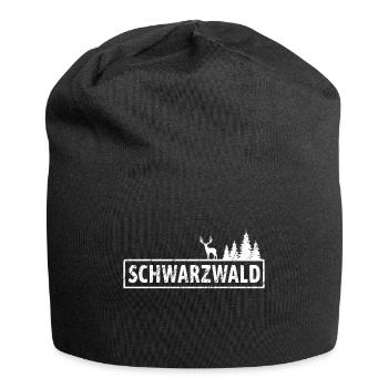 Schwarzwald - Geschenkidee für Urlauber & Wanderer - Jersey-Beanie - Schwarz - Vorne