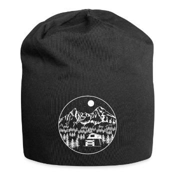 SUV Offroad Vehicle Roof Tent Camping Holiday - Jersey Beanie - black - Front