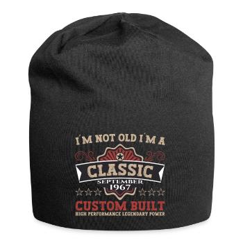 Né en 1967 Cadeau d’anniversaire Hommes Septembre - Bonnet en jersey - noir - Devant