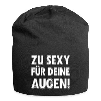 Zu sexy - Jersey-Beanie - Schwarz - Vorne