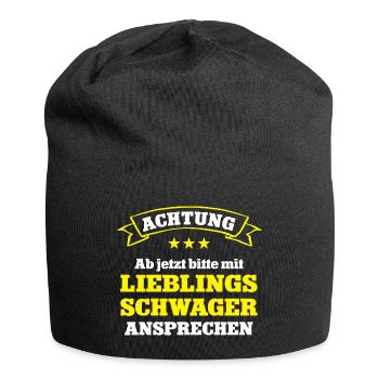 Lieblingsschwager Schwager Lieblings Bester Bruder - Jersey-Beanie - Schwarz - Vorne