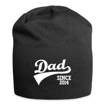 Vater Seit Vatertag 2014 Retro - Jersey-Beanie - Schwarz - Vorne