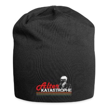 Alter Katastrophe Retro - Jersey-Beanie - Schwarz - Vorne