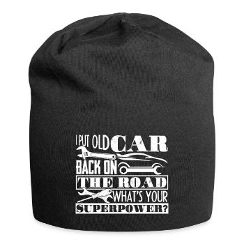 Automechaniker Superpower - Jersey-Beanie - Schwarz - Vorne