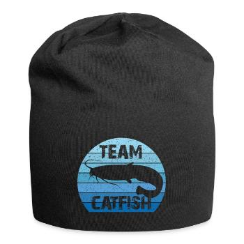 Team Catfish | Waller | Wels | Vintage - Jersey-Beanie - Schwarz - Vorne